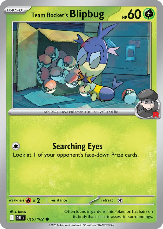 Team Rocket's Blipbug - 015/182 - Common