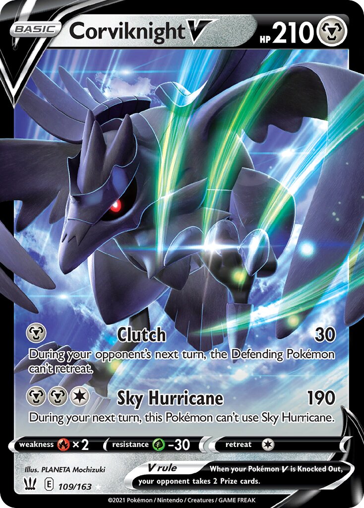 Corviknight V - 109/163 - Holo Rare V