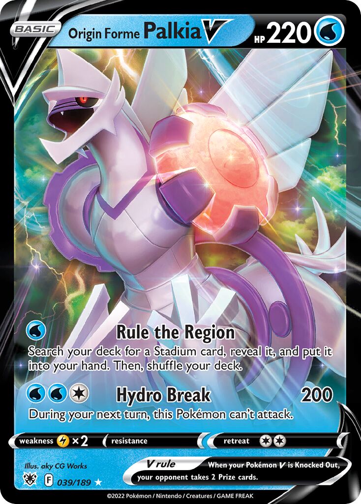 Origin Forme Palkia V - 039/189 - Holo Rare V