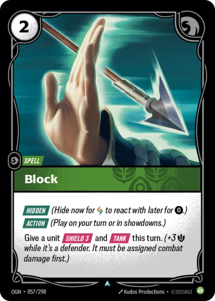 BLOCK - OGN-057/298 (Foil)