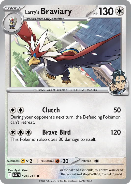 Larry's Braviary - 174/217 - Uncommon