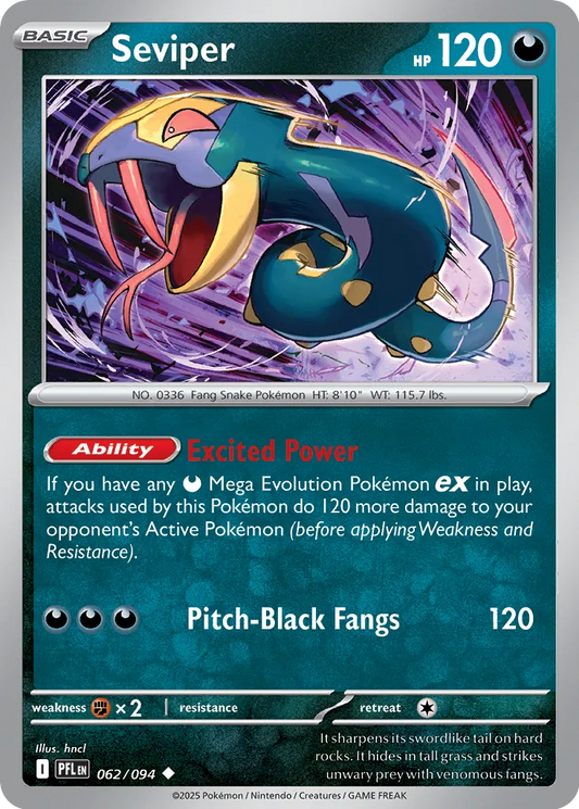 Seviper - 062/094 - Uncommon