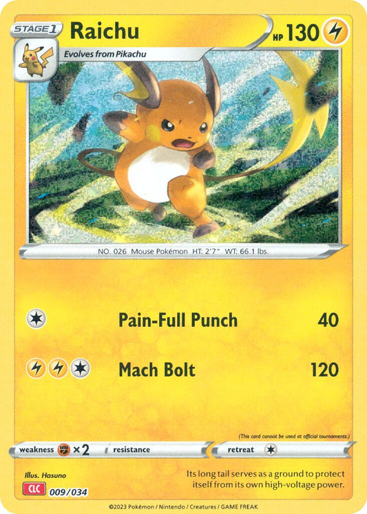 Raichu - 009/034 - Classic Collection