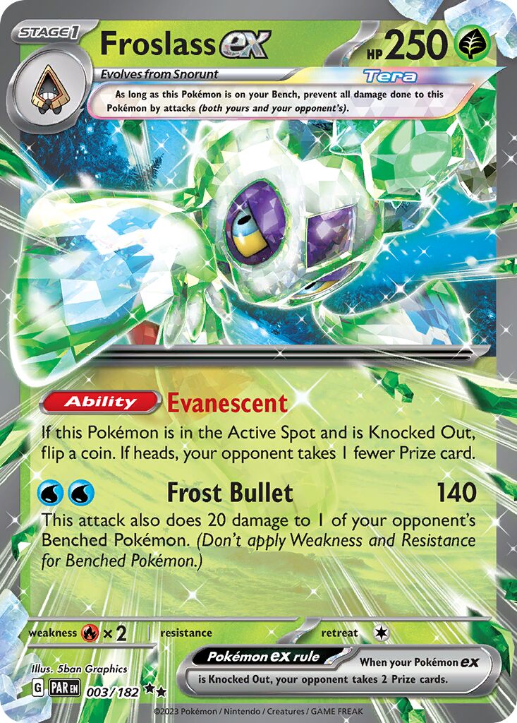 Froslass ex - 003/182 - Double Rare