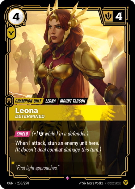 LEONA, DETERMINED - OGN-238/298 (Foil)