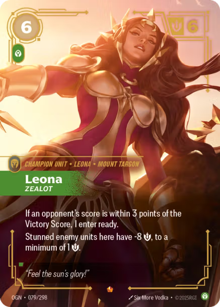 LEONA, ZEALOT - OGN-079/298 (Foil)