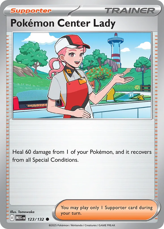 Pokémon Center Lady - 123/132 - Common