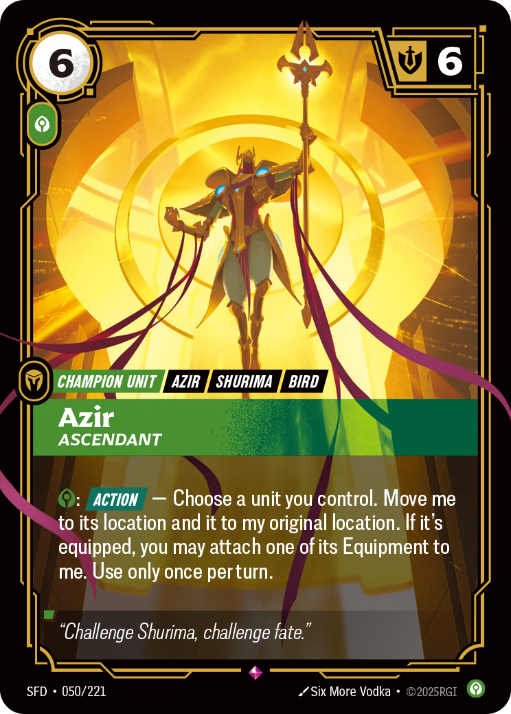 Azir - Ascendant - 050/221 (Foil)