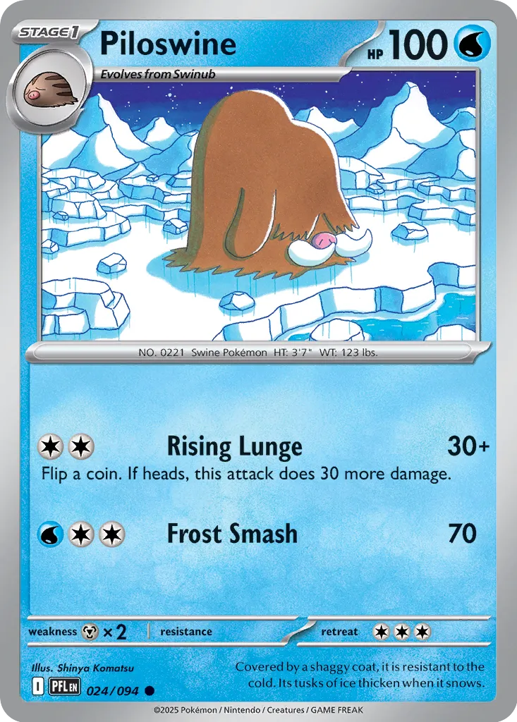 Piloswine - 024/094 - Common