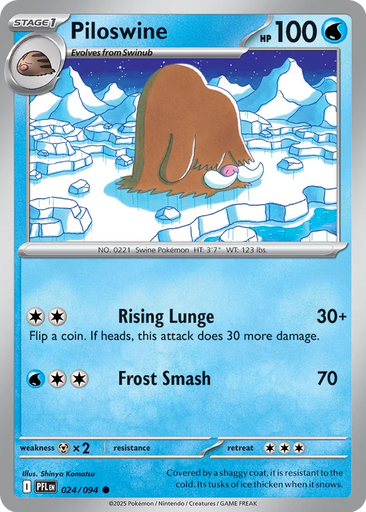 Piloswine - 024/094 - Common