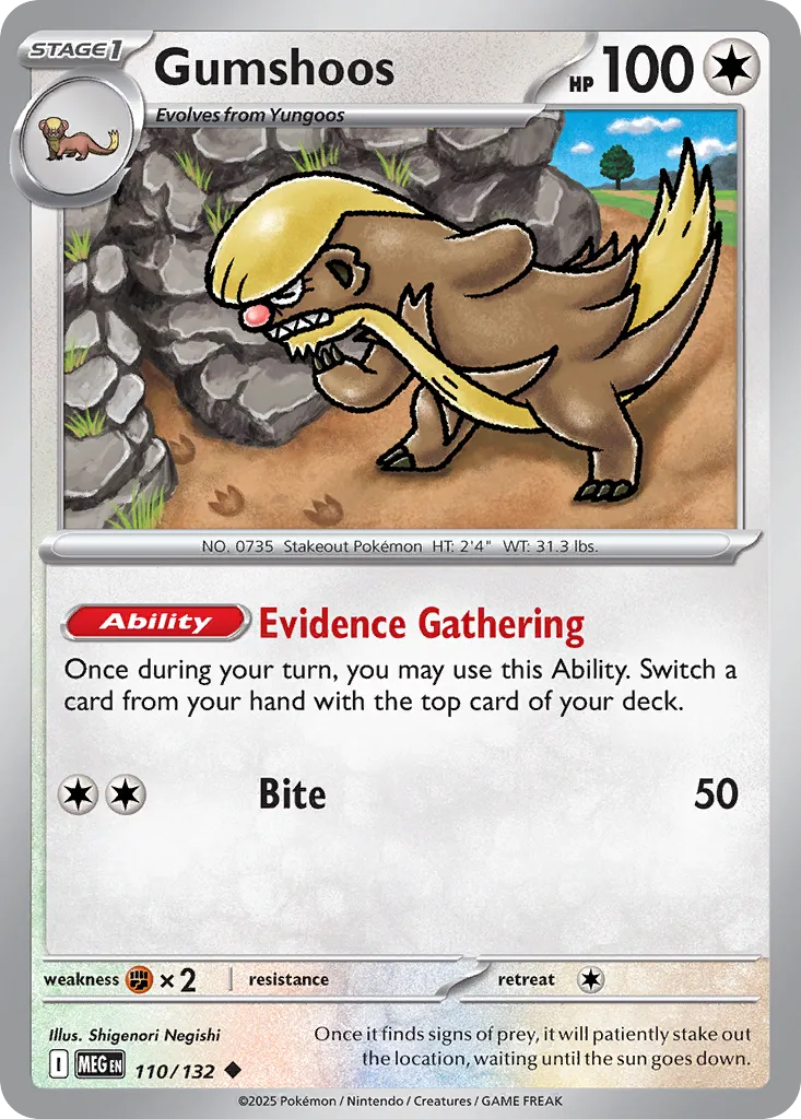 Gumshoos - 110/132 - Uncommon