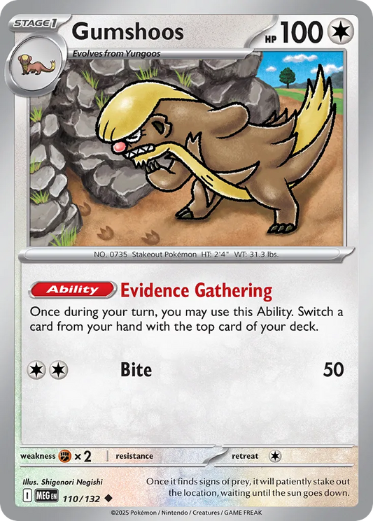 Gumshoos - 110/132 - Uncommon
