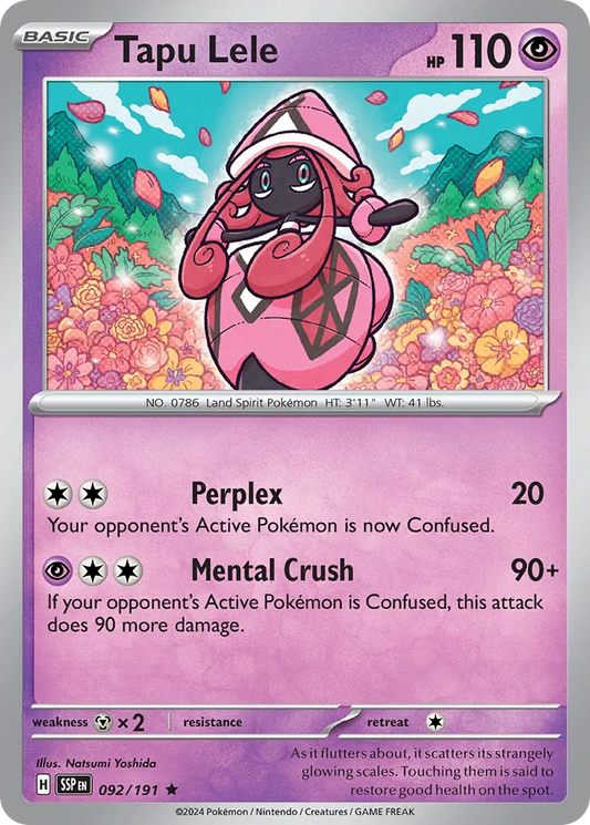 Tapu Lele - 092/191 - Rare