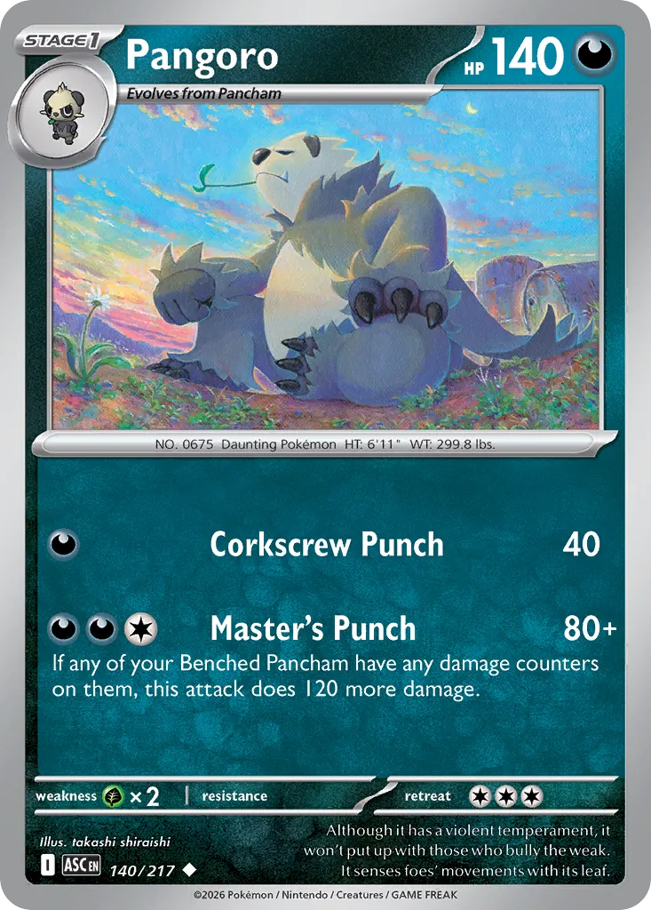 Pangoro - 140/217 - Uncommon