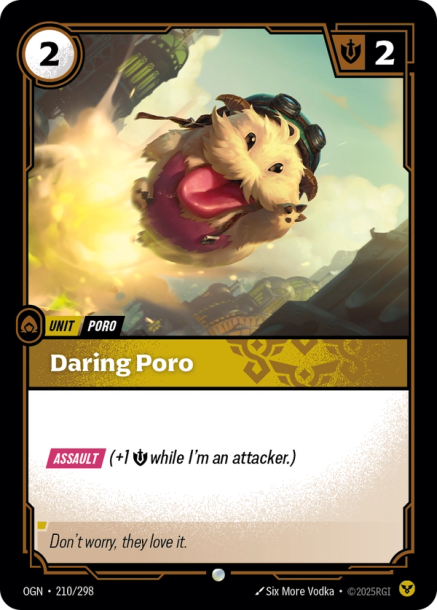 DARING PORO - OGN-210/298 (Foil)