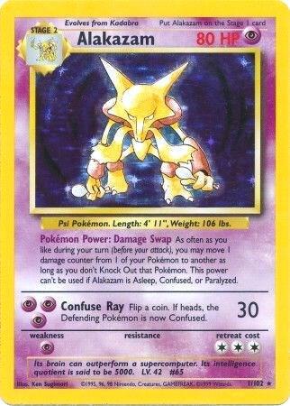 Alakazam - 1/102 - Rare Holo