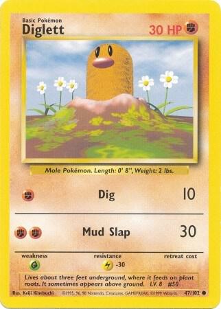 Diglett - 47/102 - Common