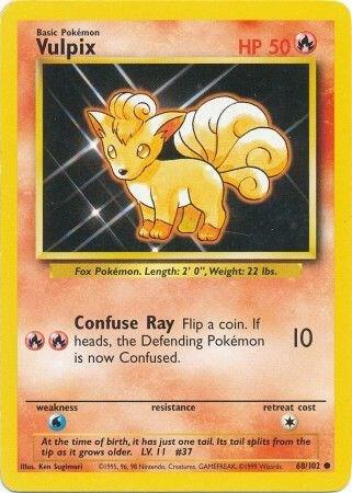 Vulpix - 68/102 - Common