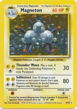 Magneton - 9/102 - Rare Holo