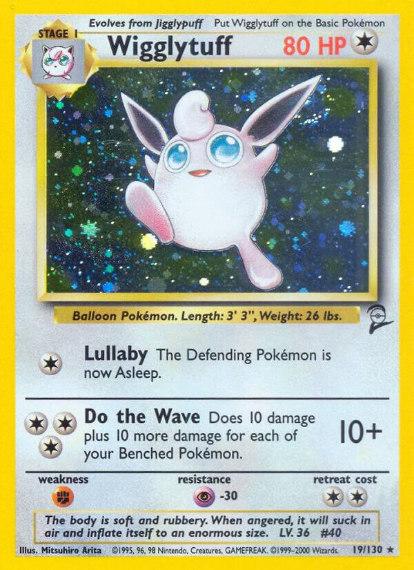 Wigglytuff - 19/130 - Rare Holo