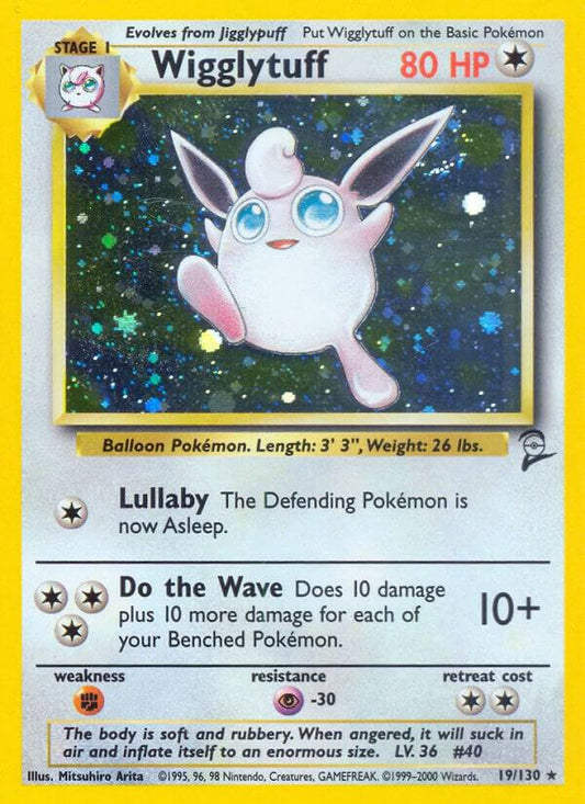 Wigglytuff - 19/130 - Rare Holo