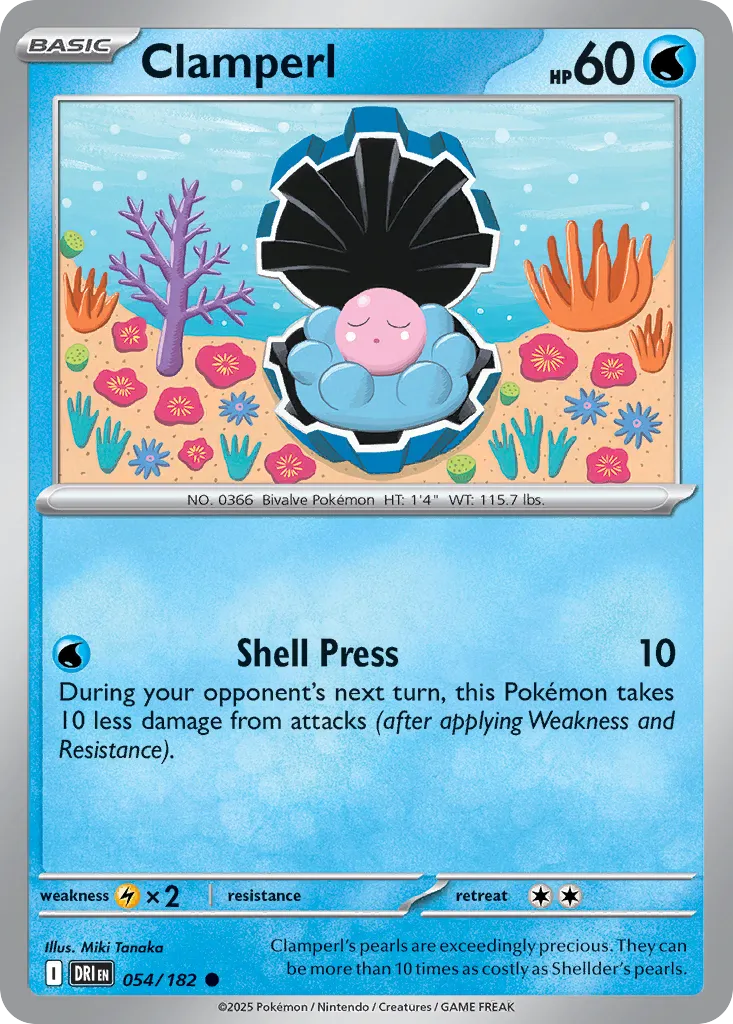 Clamperl - 054/182 - Common