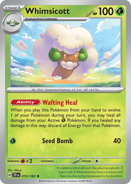 Whimsicott - 015/162 - Rare