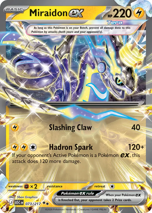 Miraidon ex - 073/217 - Double Rare