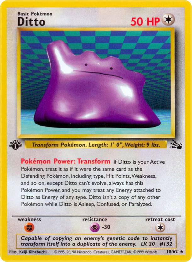 Ditto - 18/62 - Unlimited Rare