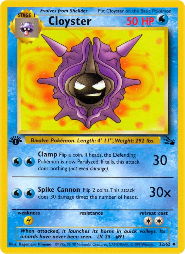 Cloyster - 32/62 - Uncommon