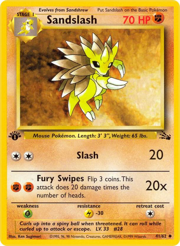 Sandslash - 41/62 - Uncommon