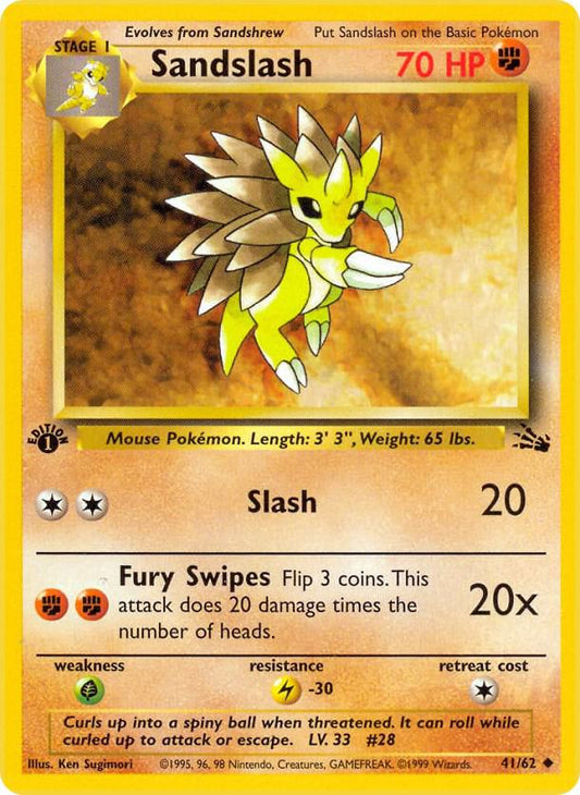 Sandslash - 41/62 - Uncommon