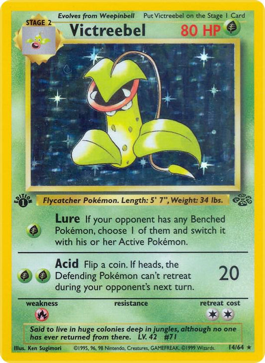 Victreebel - 14/64 - Unlimited Holofoil Rare Holo