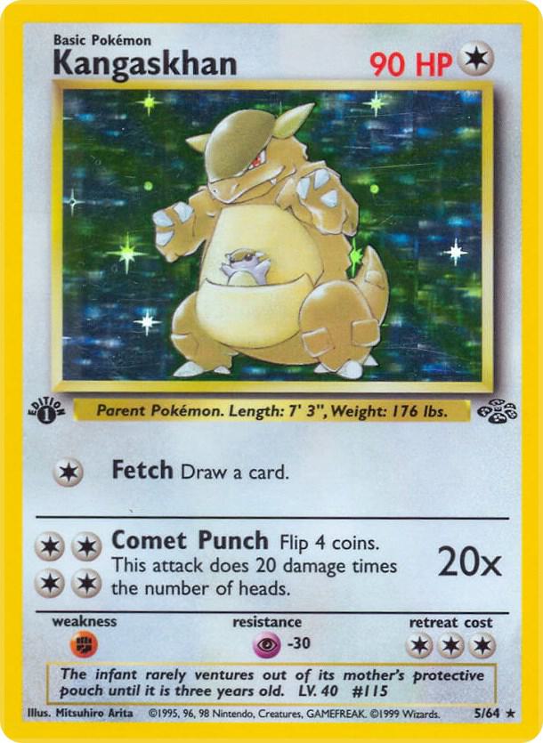 Kangaskhan - 5/64 - Unlimited Holofoil Rare Holo