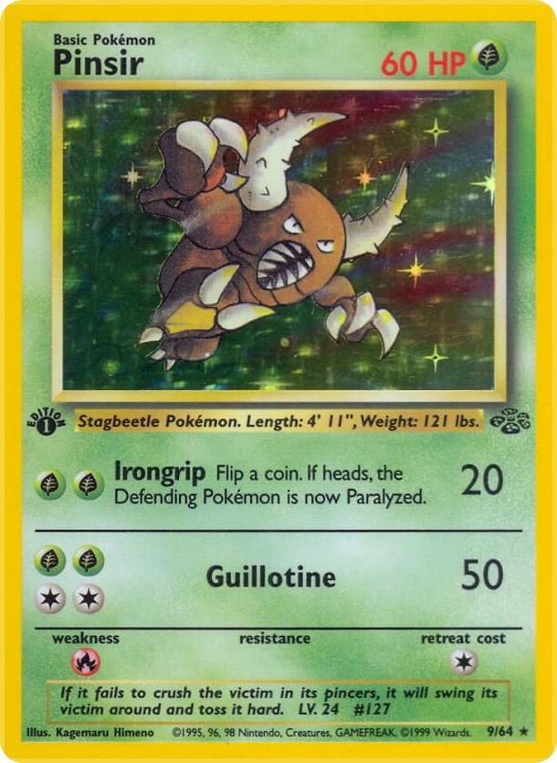 Pinsir - 9/64 - Unlimited Holofoil Rare Holo