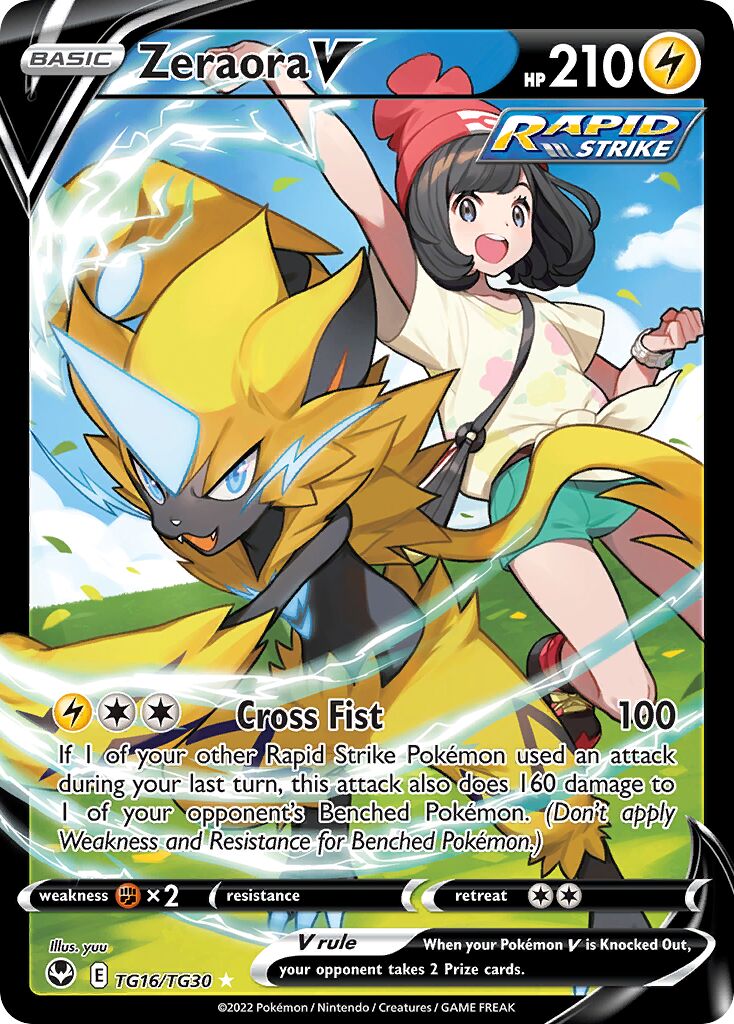 Zeraora V - TG16/TG30 - Holo Rare V