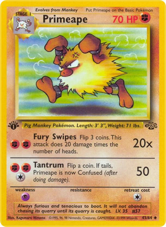 Primeape - 43/64 - Uncommon