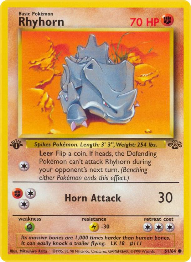 Rhyhorn - 61/64 - Common