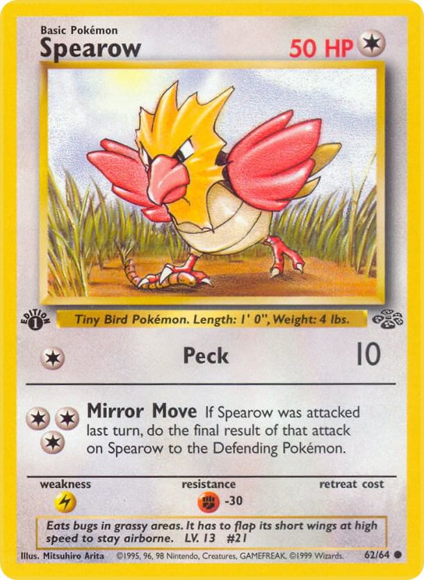 Spearow - 62/64 - Common