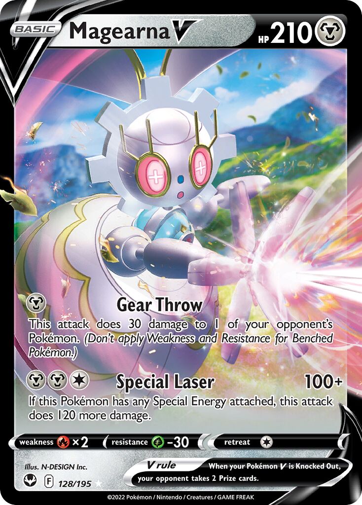 Magearna V - 128/195 - Holo Rare V