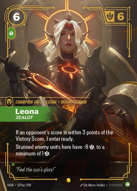 LEONA, ZEALOT - OGN-079a/298 (Foil)