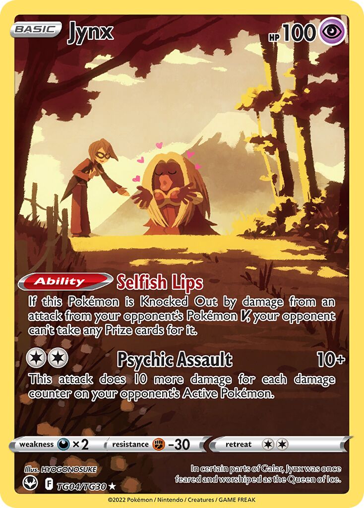 Jynx - TG04/TG30 - Rare Holo