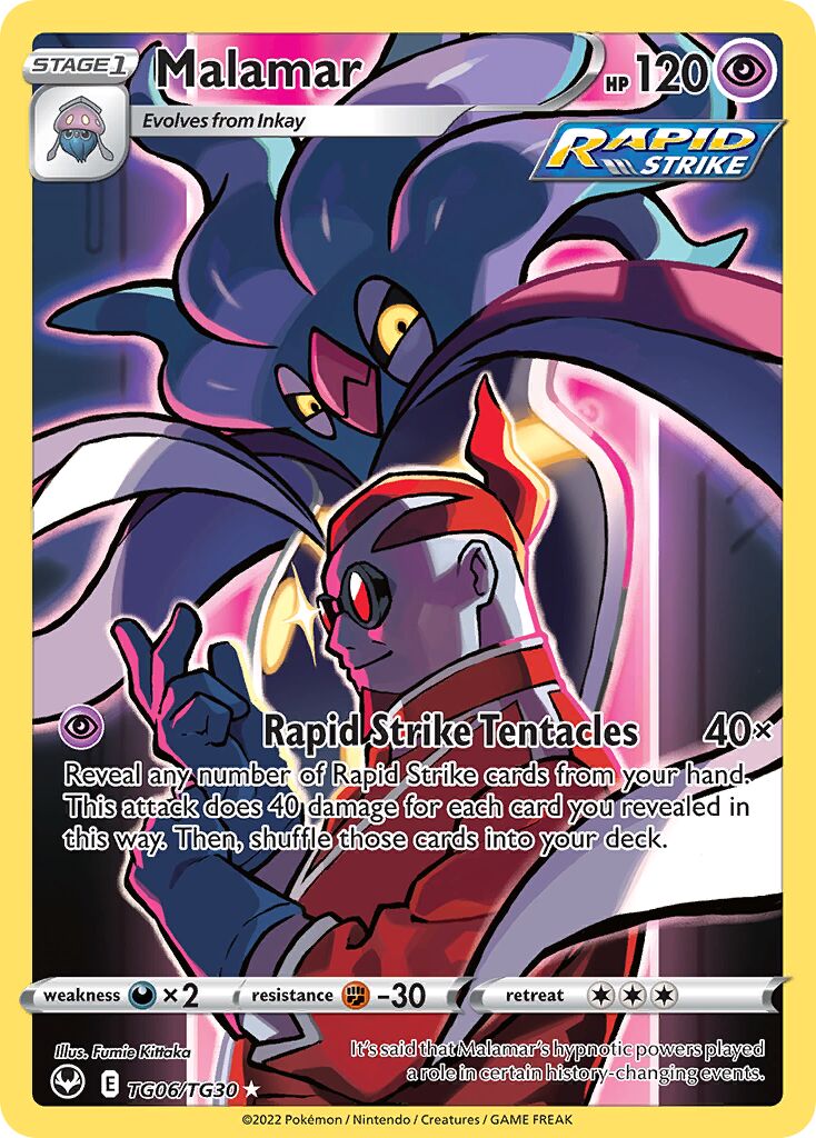 Malamar - TG06/TG30 - Rare Holo