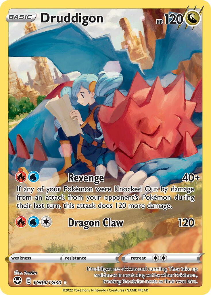 Druddigon - TG09/TG30 - Rare Holo