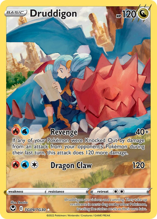 Druddigon - TG09/TG30 - Rare Holo