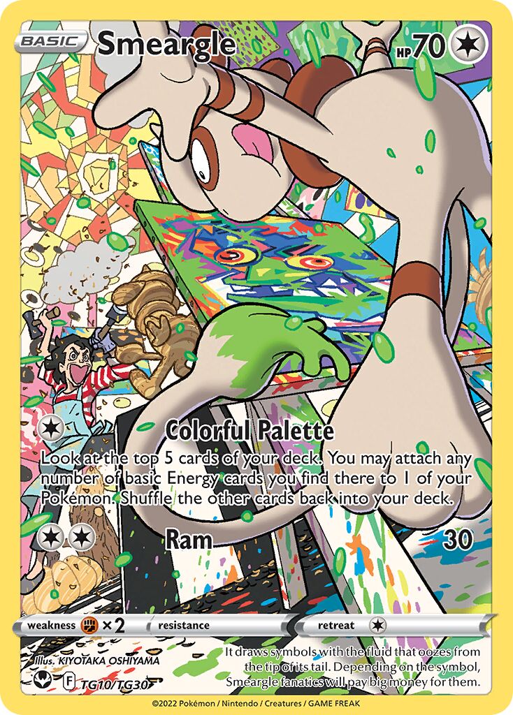 Smeargle - TG10/TG30 - Rare Holo