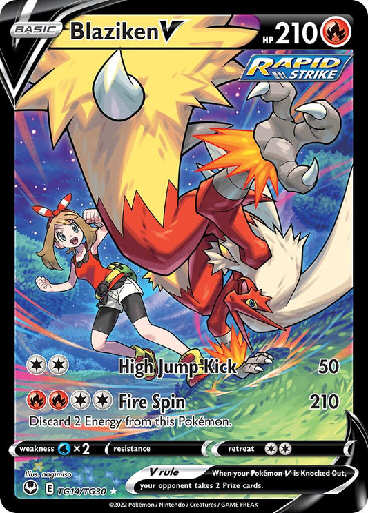 Blaziken V - TG14/TG30 - Holo Rare V
