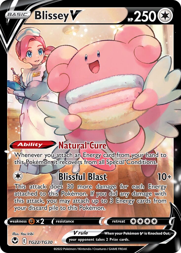 Blissey V - TG22/TG30 - Holo Rare V