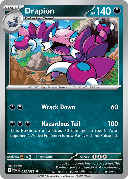 Drapion - 052/088 - Uncommon