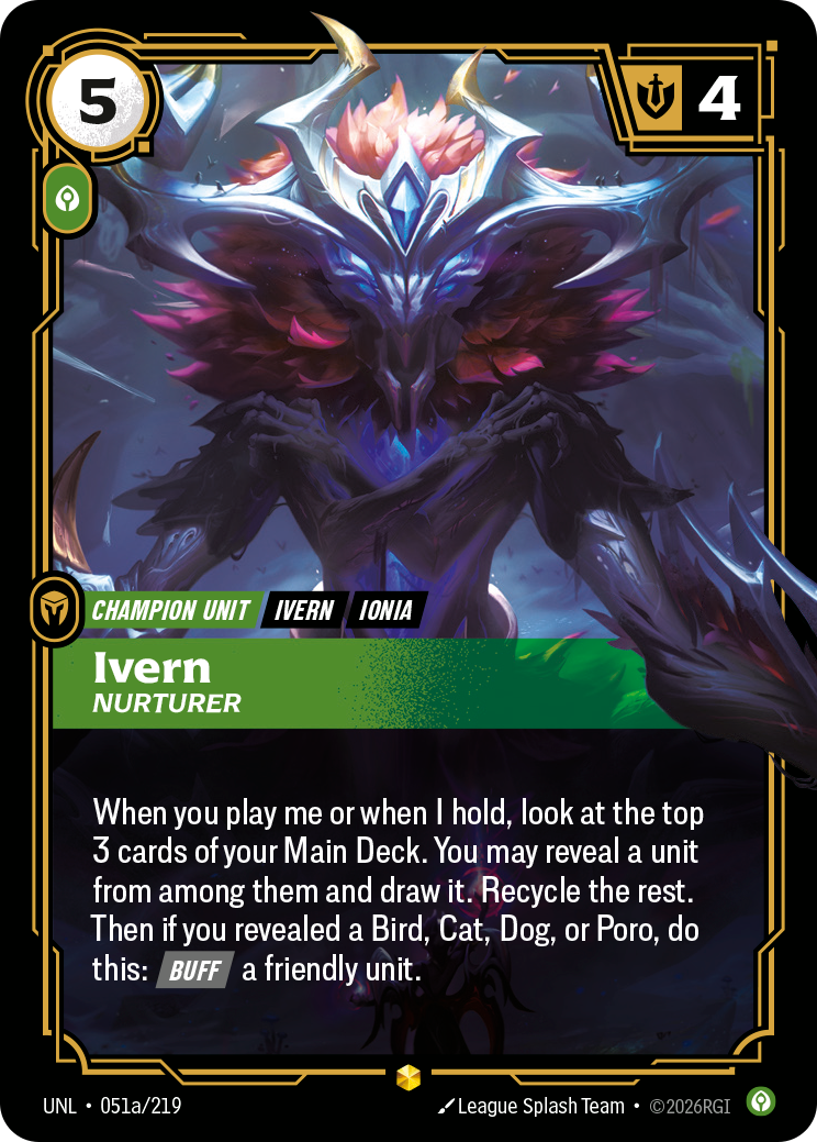 Ivern - Nurturer (Alternate Art) - 051A/219 (Foil)